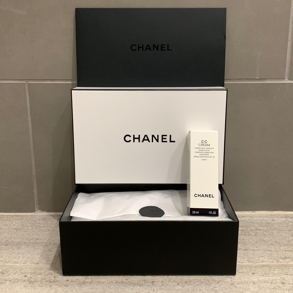 CHANEL CC Cream SPF 50 in 20 Beige with Original Packaging